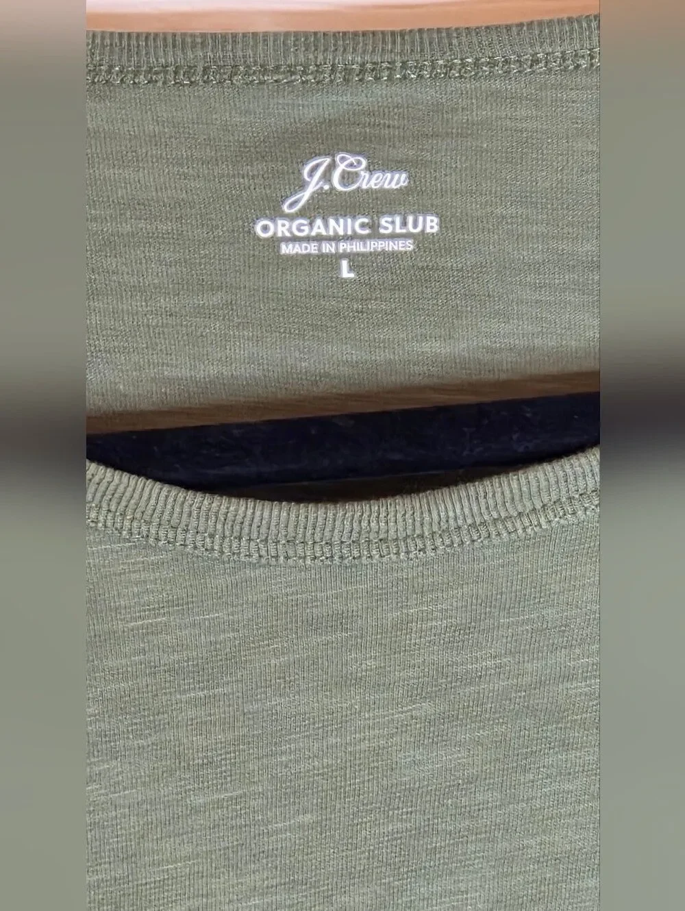 J. Crew lightweight olive